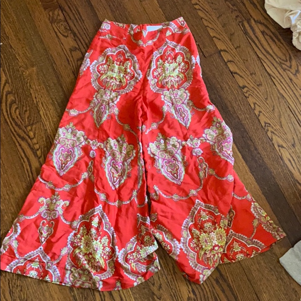 Anthropologie wide leg pants